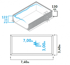 Piscina Laghetto Dolcevita Rattan 37